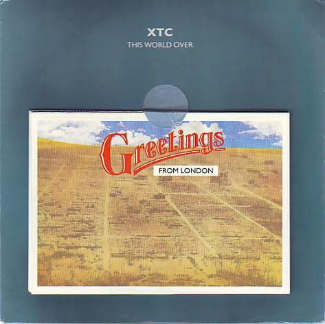 Album cover art for "This World Over" by XTC