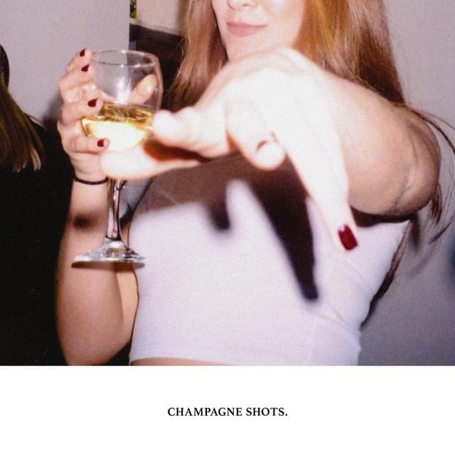 Album cover art for "Champagne Shots" by Sainté