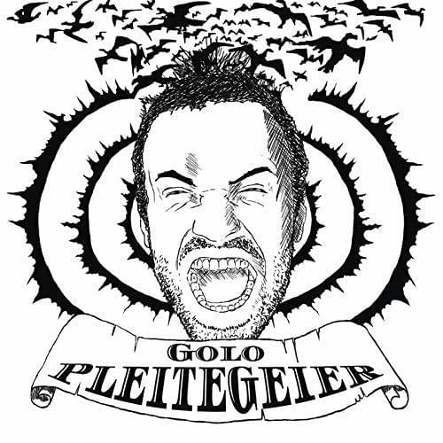Album cover art for "Pleitegeier" by Golo & Dame