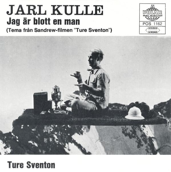 Album cover art for "Jag är blott en man" by Jarl Kulle