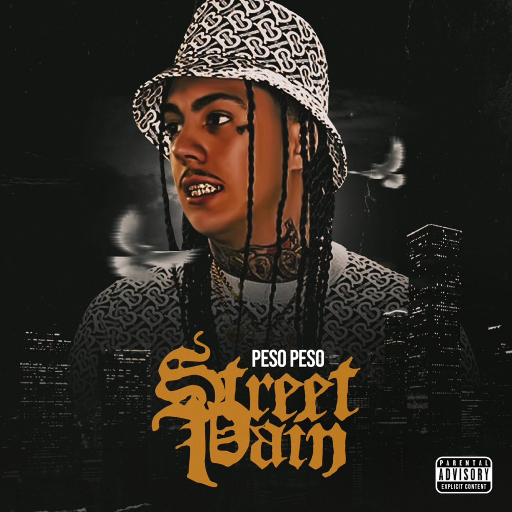 Album cover art for "Street Pain" by Peso Peso