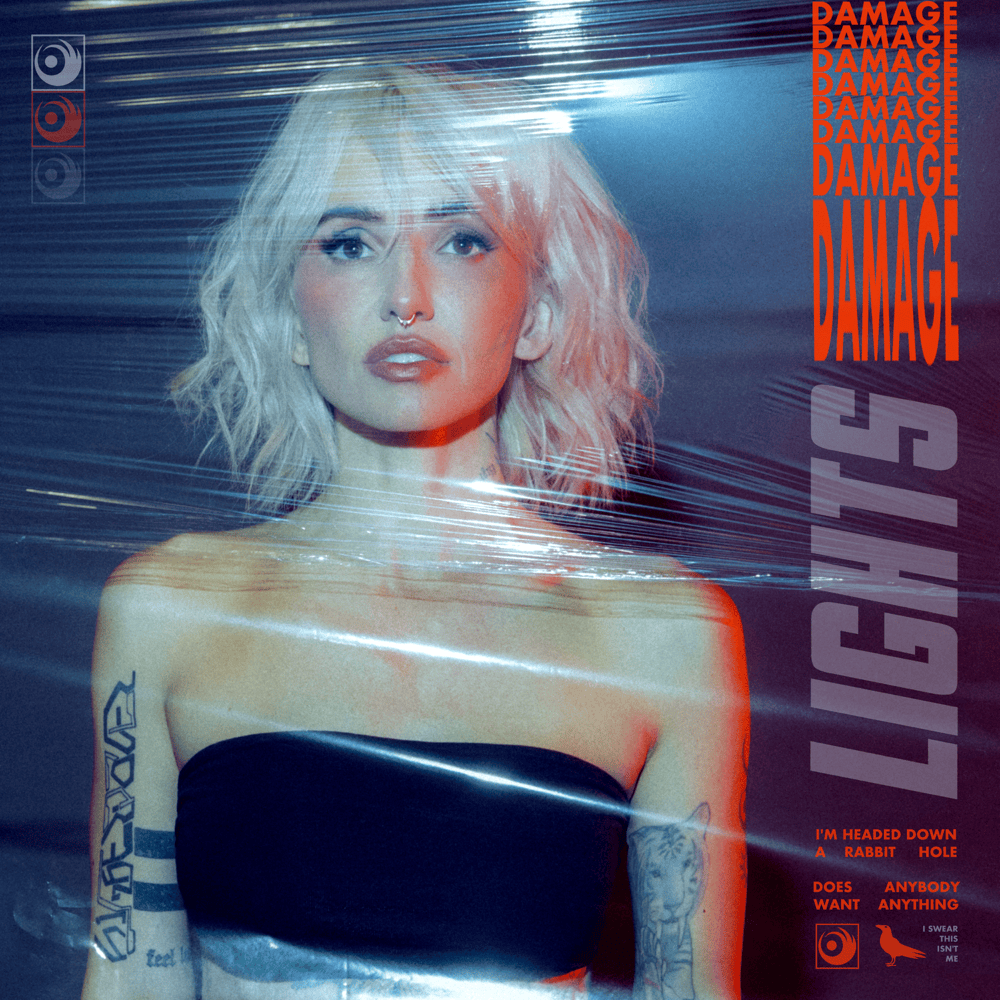 Album cover art for "DAMAGE" by Lights