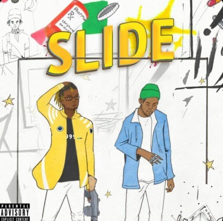 Album cover art for "Slide" by Juice WRLD
