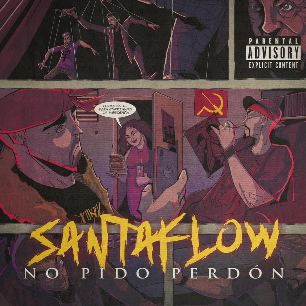 Album cover art for "No Pido Perdón" by Santaflow