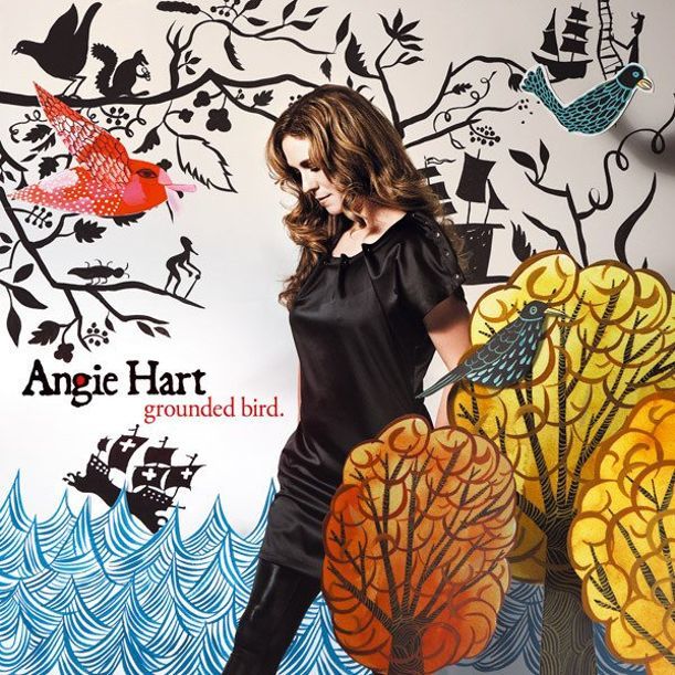 Album cover art for "Don’t Be Shy" by Angie Hart