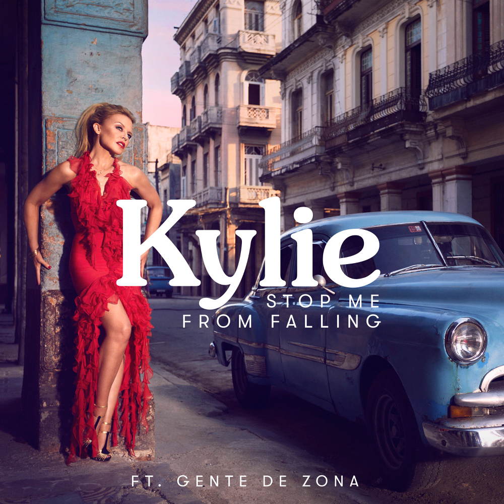 Album cover art for "Stop Me from Falling (Remix)" by Kylie Minogue & Gente de Zona