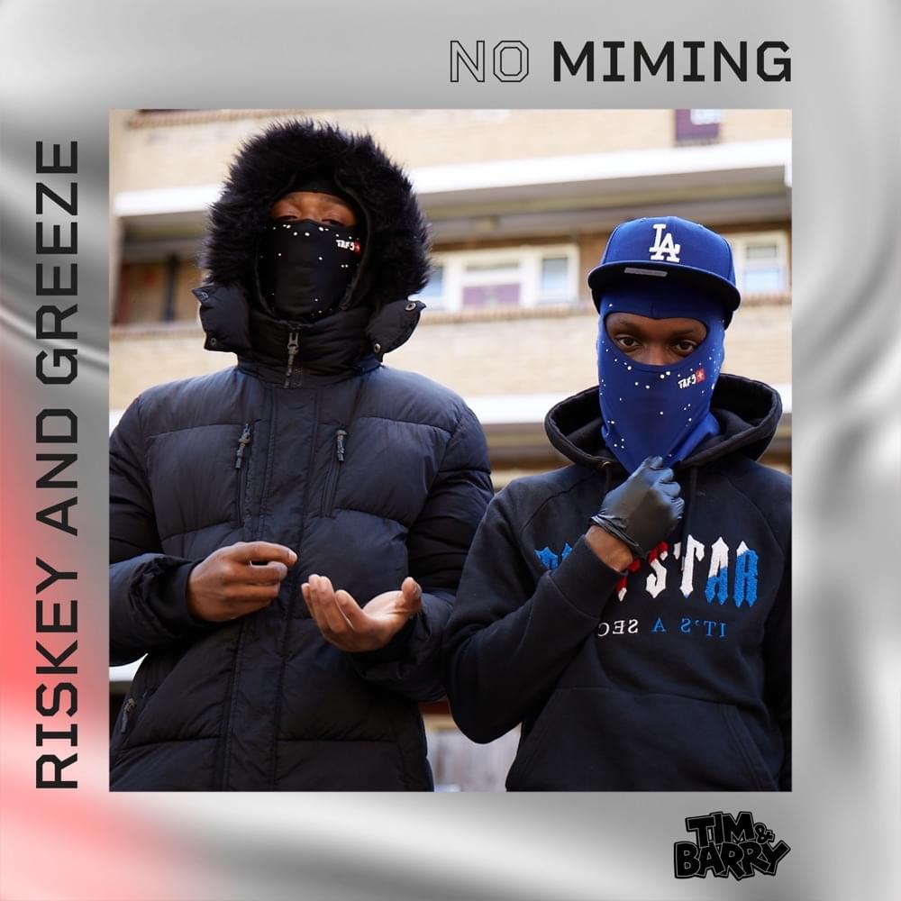 Album cover art for "No Miming" by Bagzoverfame & Greeze & Riskey