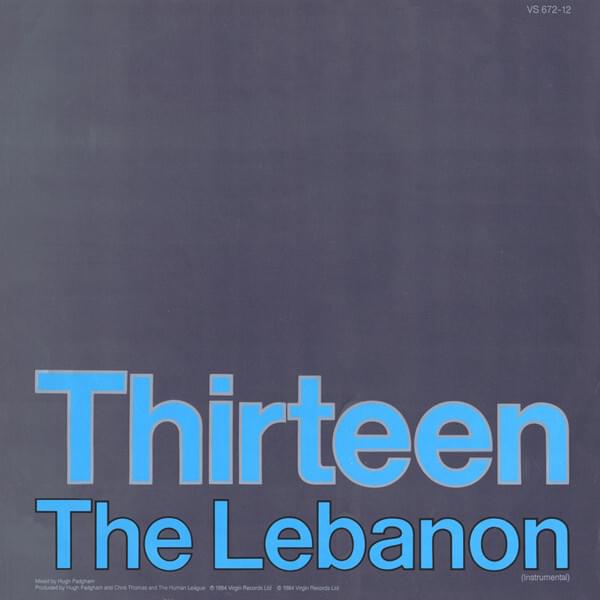 Album cover art for "Thirteen" by The Human League