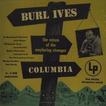 Album cover art for "Lord Randall" by Burl Ives