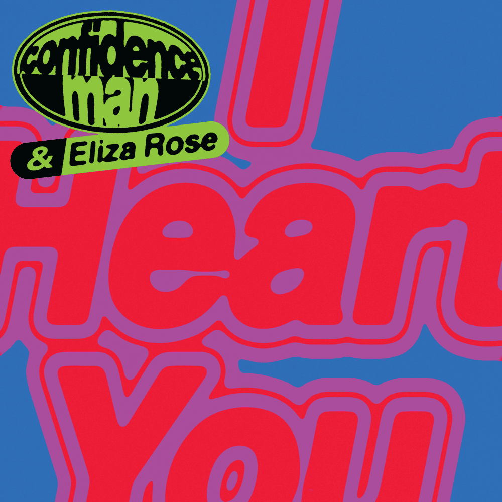Album cover art for "I HEART YOU" by Confidence Man