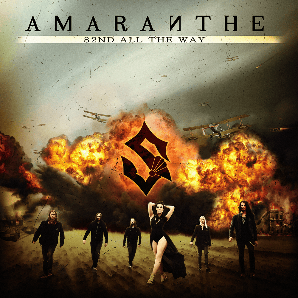 Album cover art for "82nd All the Way" by Amaranthe