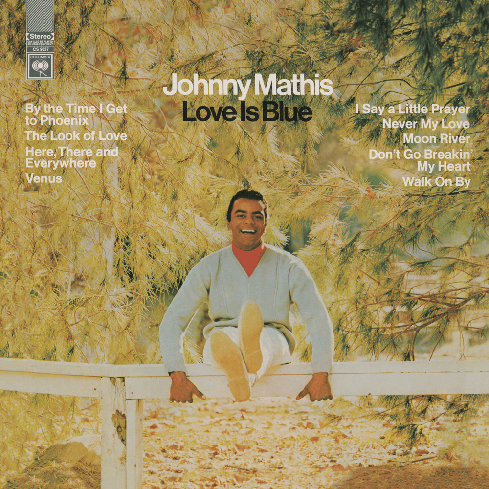 Album cover art for "Walk On By" by Johnny Mathis