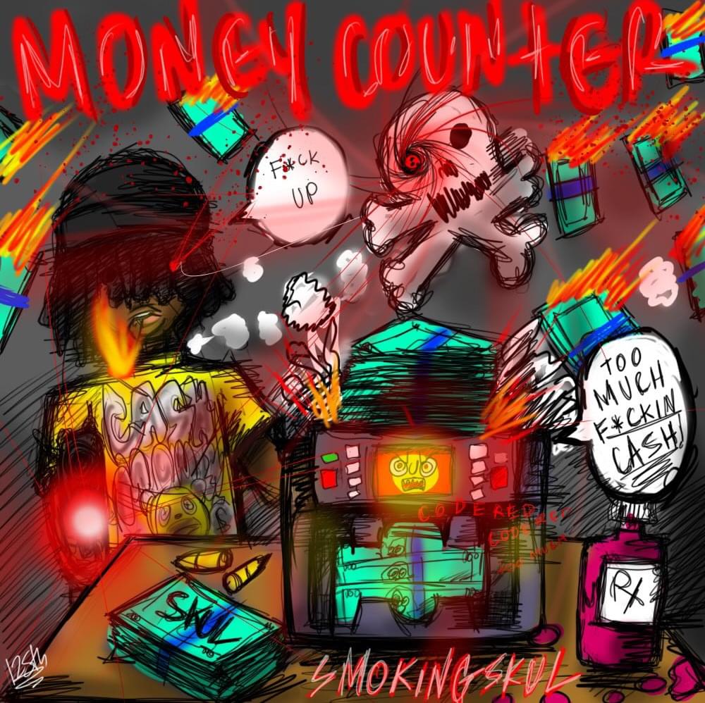 Album cover art for "Money Counter" by Smokingskul