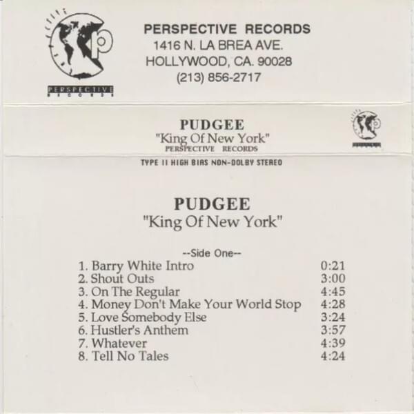 Album cover art for "Whatever" by Pudgee tha Phat Bastard