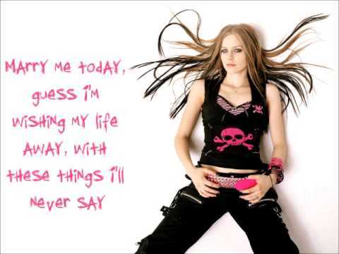 Album cover art for "Avril Lavigne - Things I’II Never Say (Tradução em Português)" by Genius Brasil Traduções