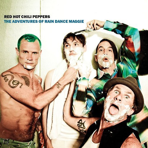 Album cover art for "The Adventures of Rain Dance Maggie" by Red Hot Chili Peppers