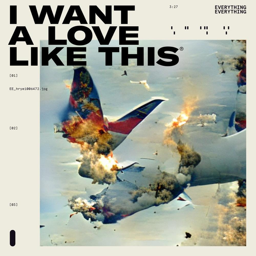 Album cover art for "I Want a Love Like This" by Everything Everything