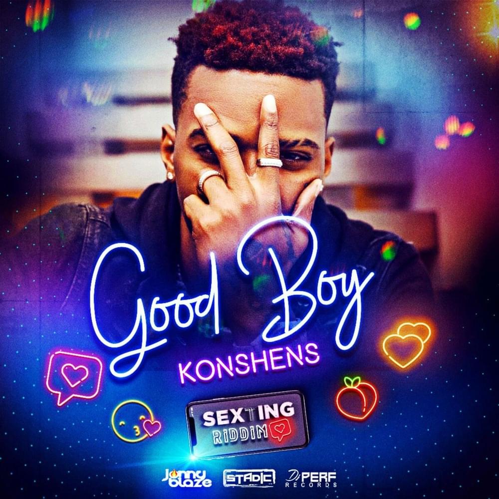 Album cover art for "Good Boy" by Konshens