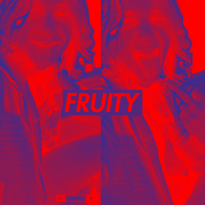 Album cover art for "FRUITY" by Custodian