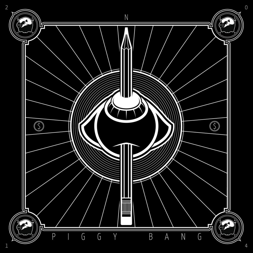 Album cover art for "N… / Не ниггер" by Piggy Bang & Den Hawk & YRBumer & ЛСП (LSP)