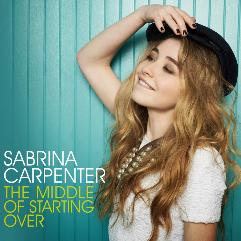 Album cover art for "The Middle of Starting Over" by Sabrina Carpenter