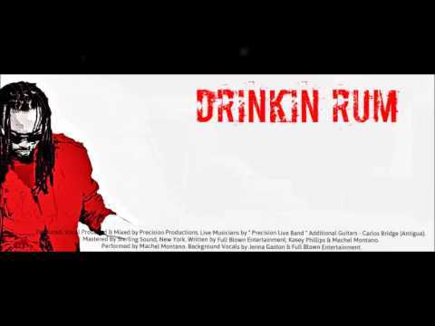 Album cover art for "Drinkin’ Rum" by Machel Montano