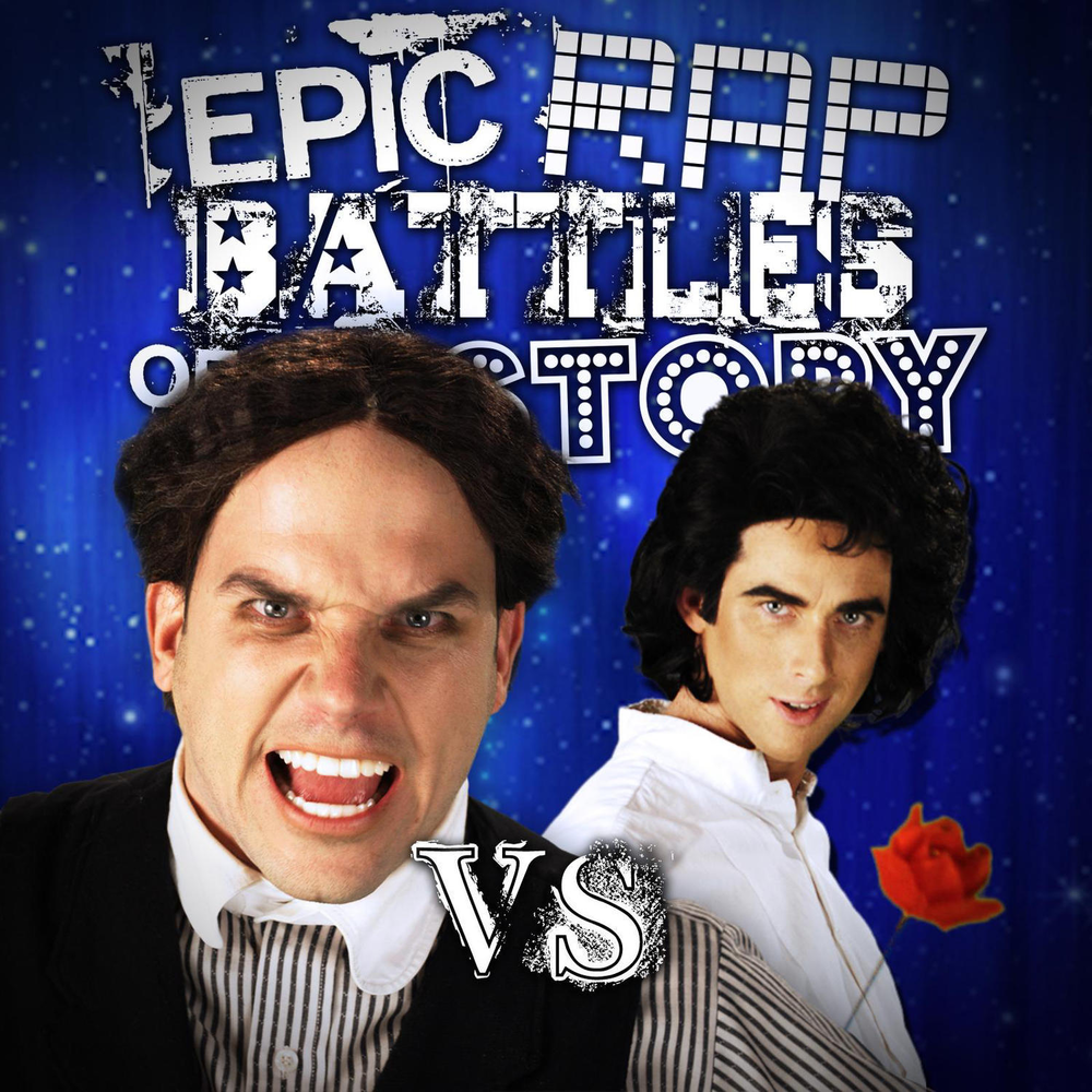 Album cover art for "David Copperfield vs Harry Houdini" by Epic Rap Battles of History & EpicLLOYD & Nice Peter