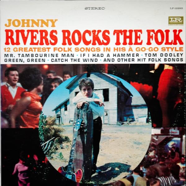 Album cover art for "Green, Green" by Johnny Rivers