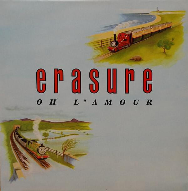 Album cover art for "Gimme! Gimme! Gimme!" by Erasure