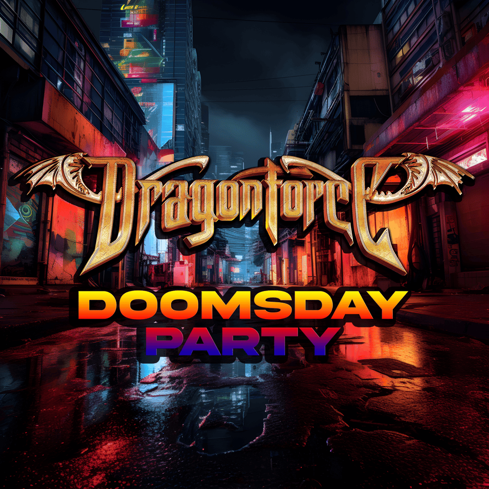 Album cover art for "Doomsday Party" by DragonForce