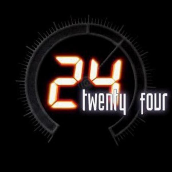 Album cover art for "24 Timer" by Per Vers & Jonas (DNK)