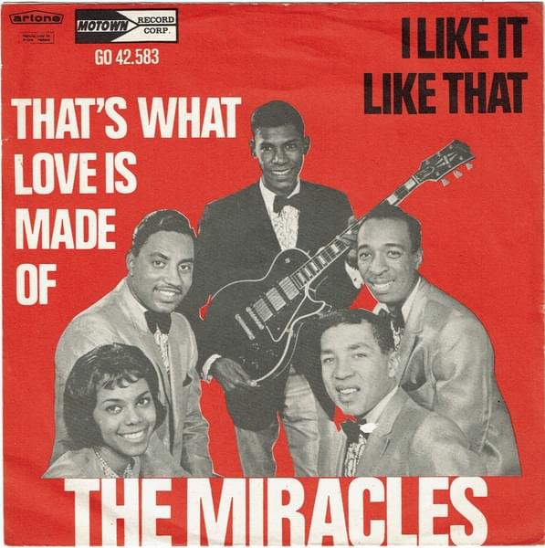 Album cover art for "That’s What Love Is Made Of" by The Miracles