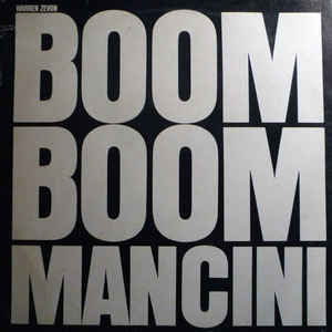 Album cover art for "Boom Boom Mancini" by Warren Zevon