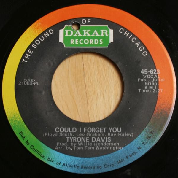Album cover art for "Could I Forget You" by Tyrone Davis
