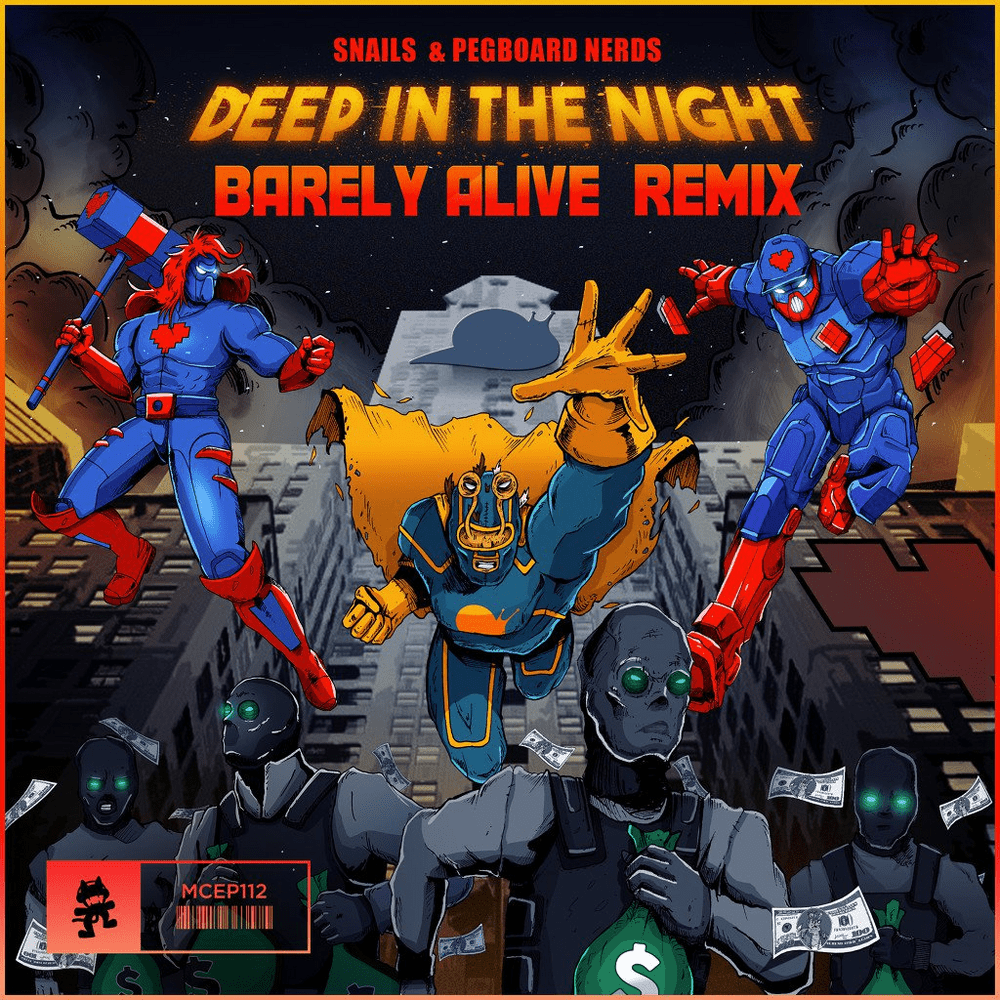 Album cover art for "Deep In The Night (Barely Alive Remix)" by Snails