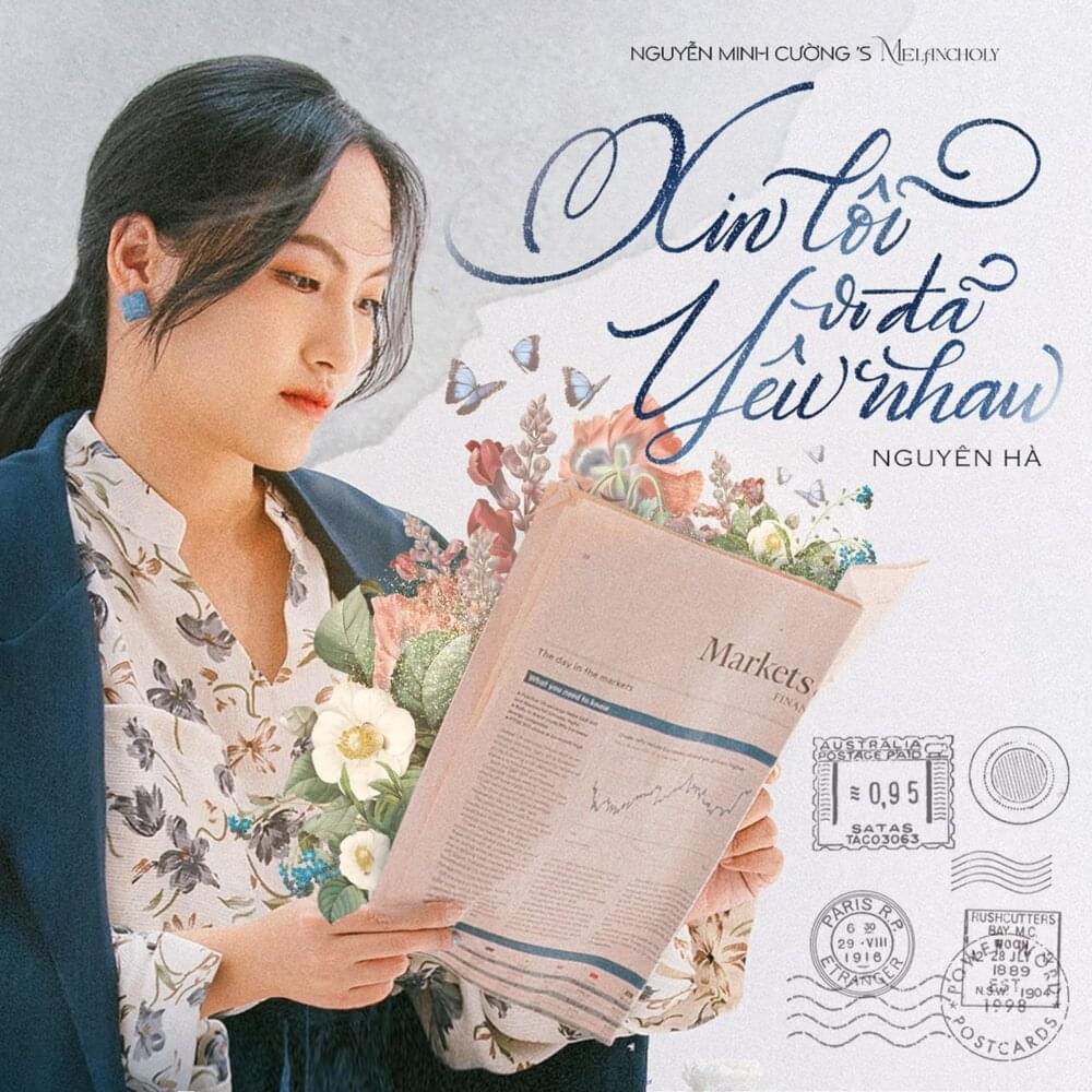 Album cover art for "Xin Lỗi Vì Đã Yêu Nhau" by Nguyên Hà