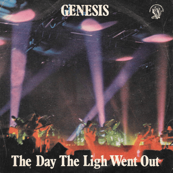 Album cover art for "The Day the Light Went Out" by Genesis