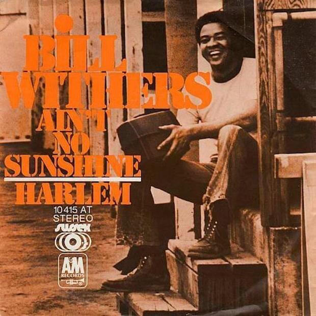 Album cover art for "Ain’t No Sunshine" by Bill Withers