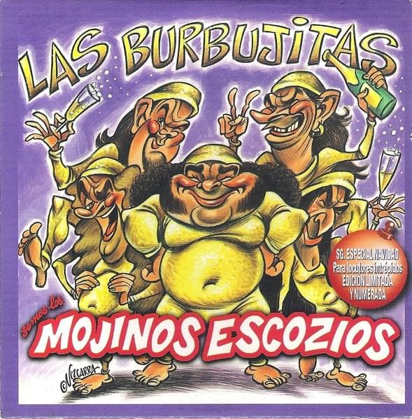 Album cover art for "Las Burbujitas" by Mojinos Escozios