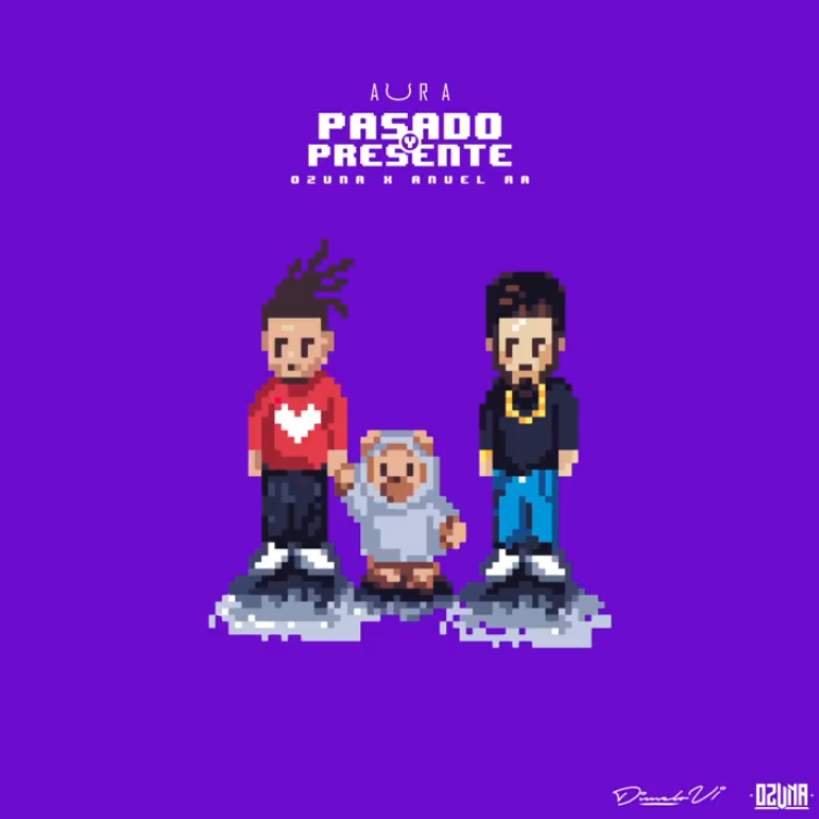 Album cover art for "Pasado y Presente" by Ozuna & Anuel AA