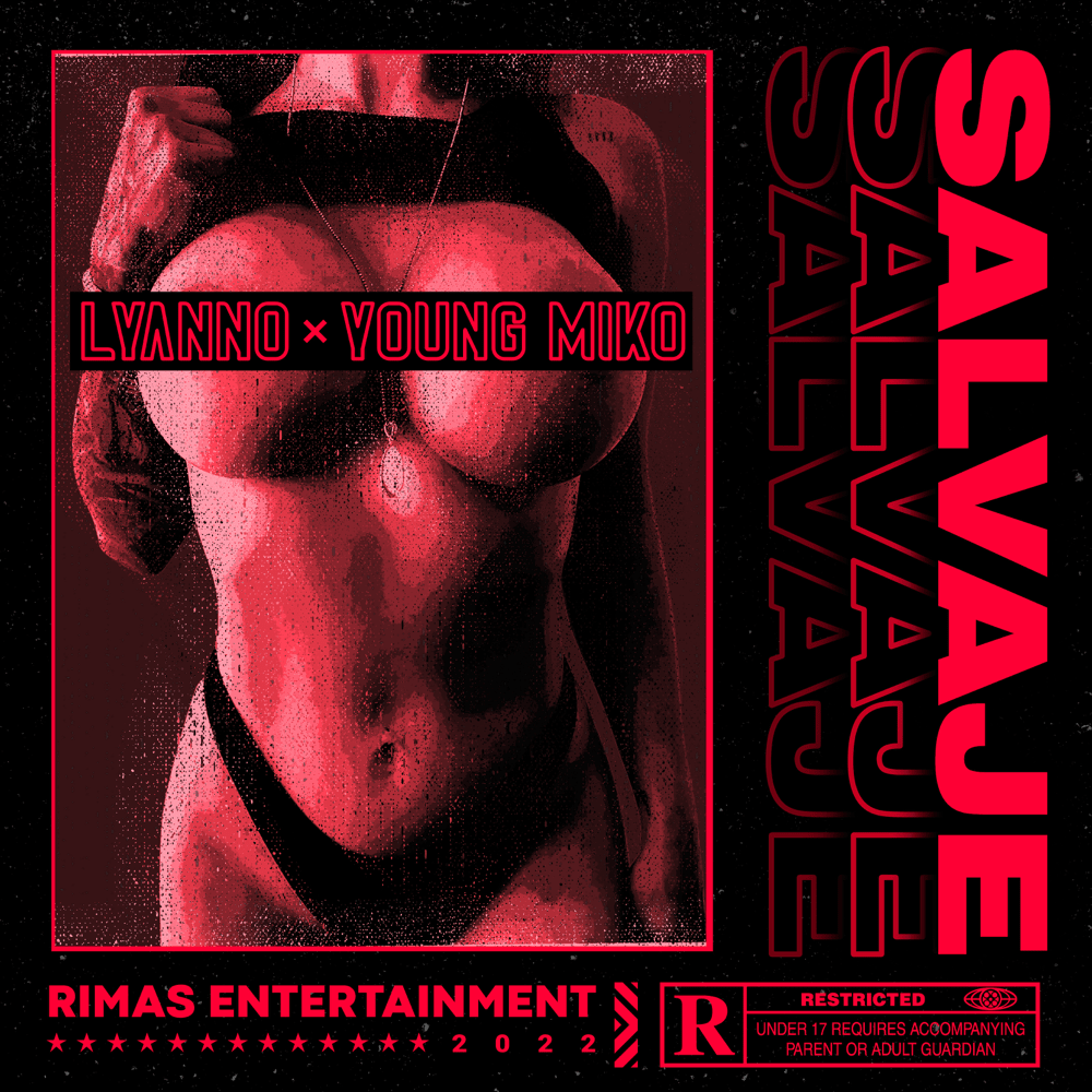 Album cover art for "SALVAJE" by Lyanno