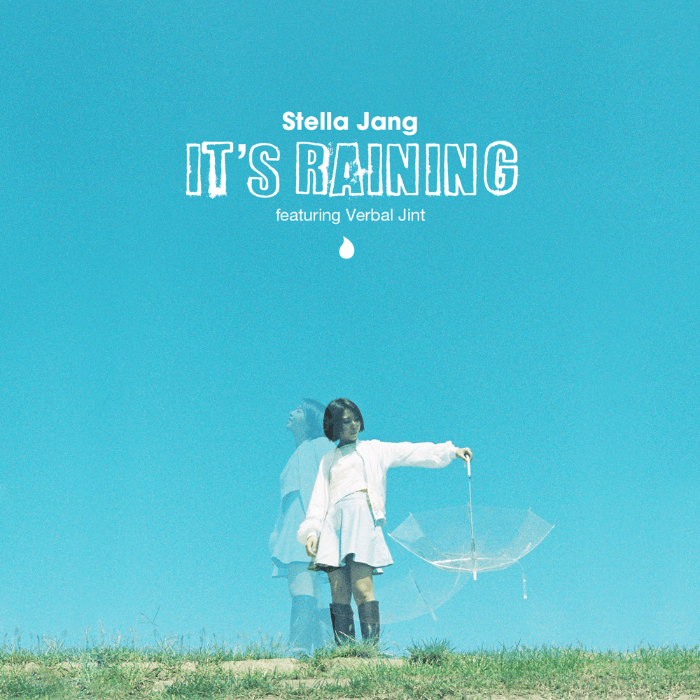 Album cover art for "It’s Raining" by Stella Jang (스텔라장) & Verbal Jint (버벌진트)