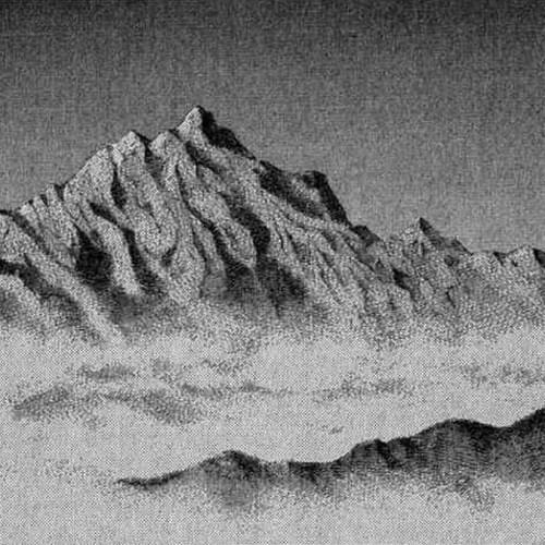 Album cover art for "White Mountains" by Mackned