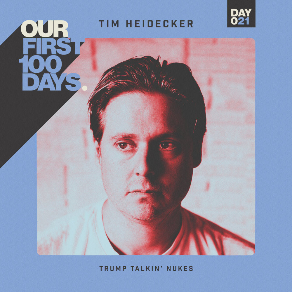 Album cover art for "Trump Talkin’ Nukes" by Tim Heidecker