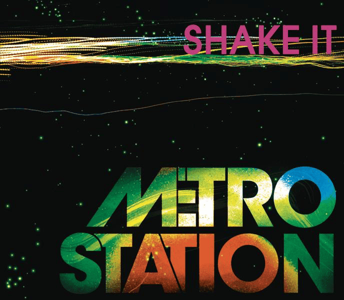 Album cover art for "Shake It" by Metro Station
