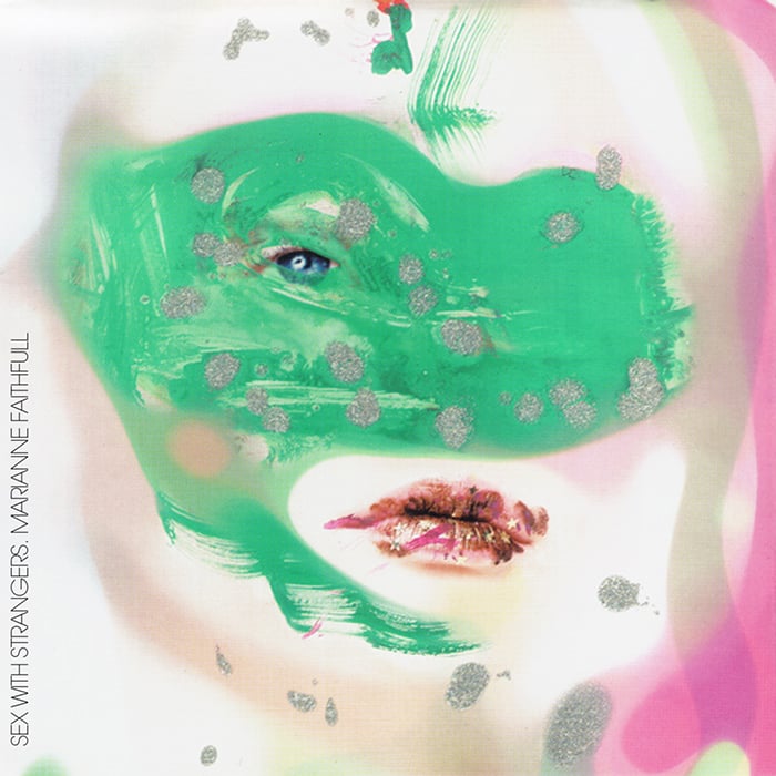 Album cover art for "Sex with Strangers" by Marianne Faithfull & Beck