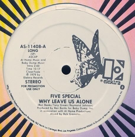 Album cover art for "Why Leave Us Alone (12" Long Version)" by Five Special