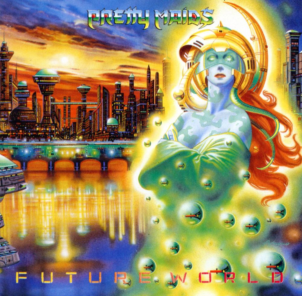 Album cover art for "Future World" by Pretty Maids