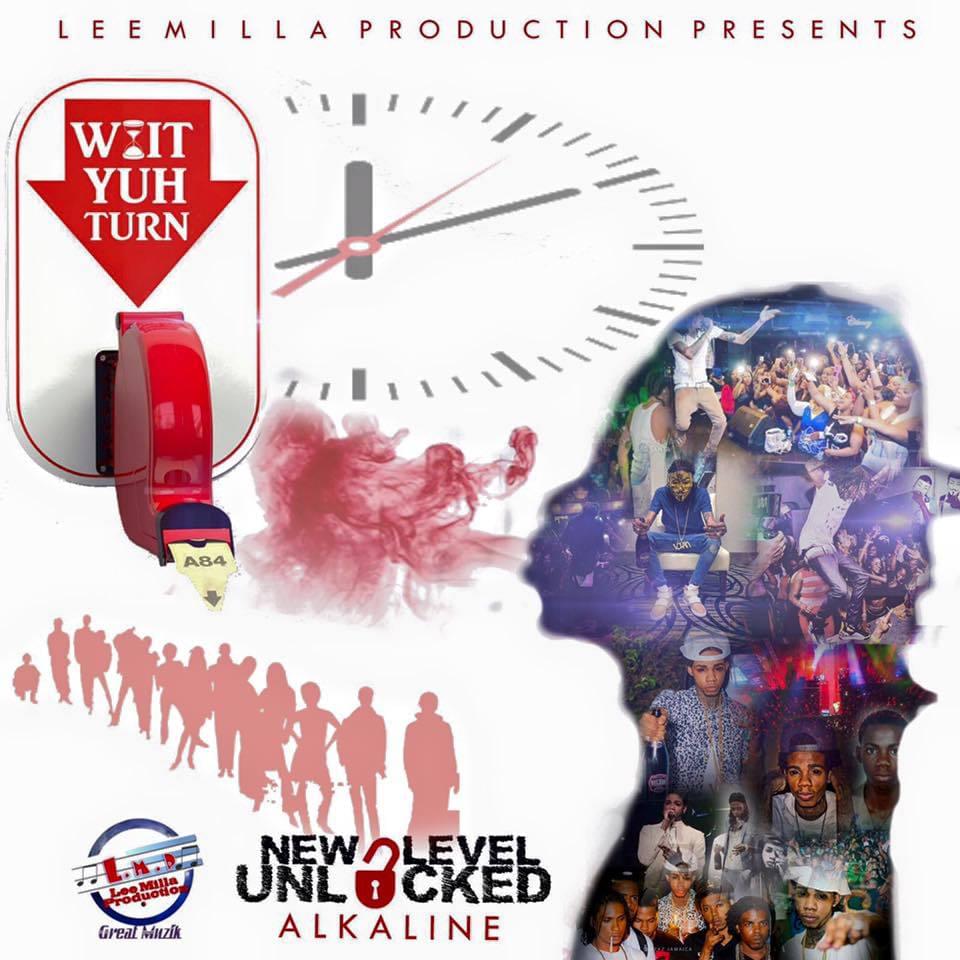 Album cover art for "Wait Yuh Turn" by Alkaline