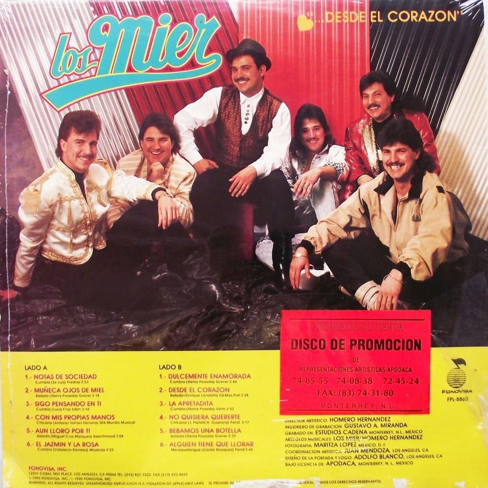 Notas De Sociedad by Los Mier
